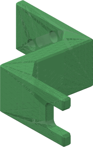 Flat Mount Straight Offset